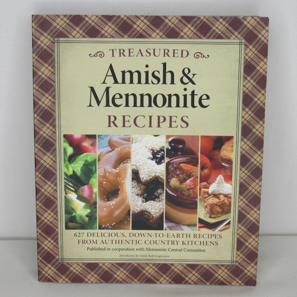 Treasured Amish & Mennonite Recipes Cookbook 627 Recipes - Picture 1 of 5